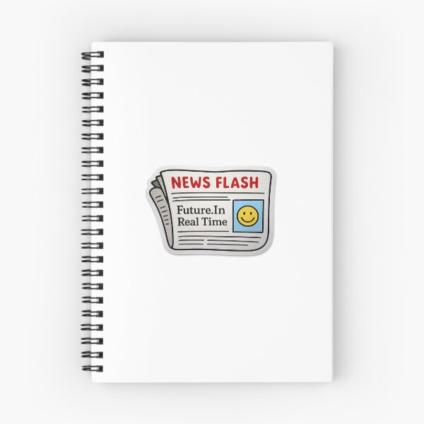 Item preview, News flash newspaper future in real time designed and sold by Black British Designer - Photographer.