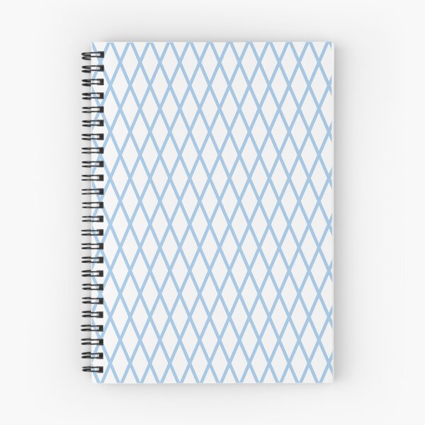 Item preview, White And Baby Blue Lattice Pattern designed and sold by pattern-archive.