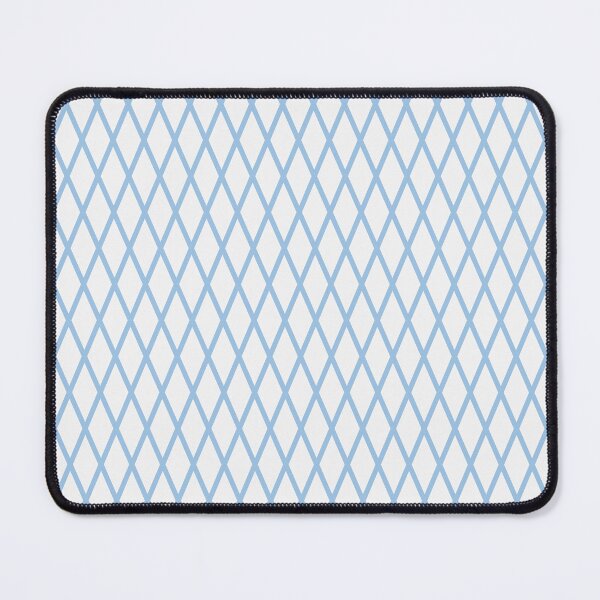 Item preview, White And Baby Blue Lattice Pattern designed and sold by pattern-archive.