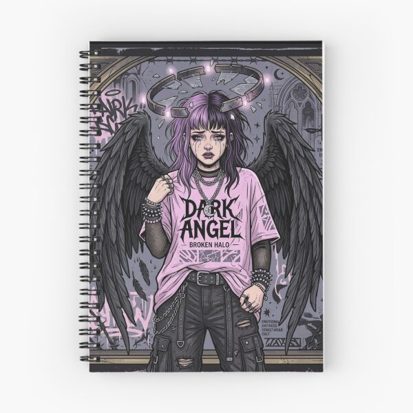 Item preview, emo sad angel alt girl broken halo designed and sold by Yellowriversss.