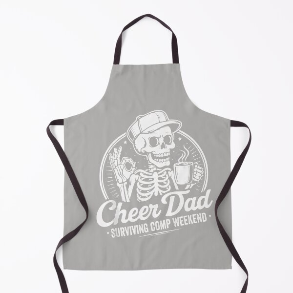 Item preview, Cheer Dad Surviving Comp Weekend Fathers Day Skeleton Coffee designed and sold by MabelWells.