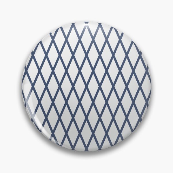 Item preview, White And Blue Lattice Pattern designed and sold by pattern-archive.