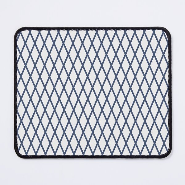 Item preview, White And Blue Lattice Pattern designed and sold by pattern-archive.
