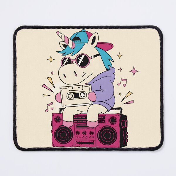 Item preview, Retro Boombox Unicorn 90s Cartoon designed and sold by KungPowUnicorn.