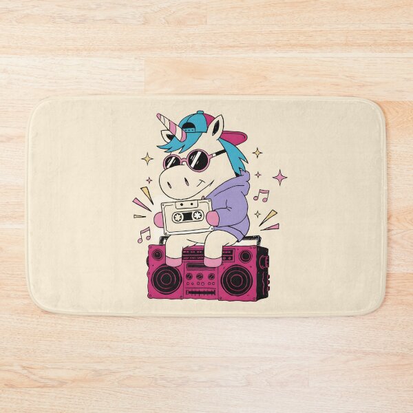 Item preview, Retro Boombox Unicorn 90s Cartoon designed and sold by KungPowUnicorn.