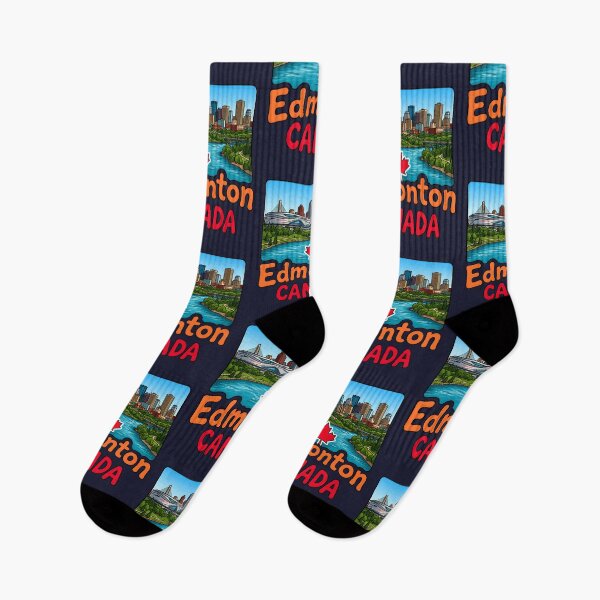 Item preview, Edmonton Alberta Canada Cute Skyline Cityscape Pride designed and sold by HowToCanadian.