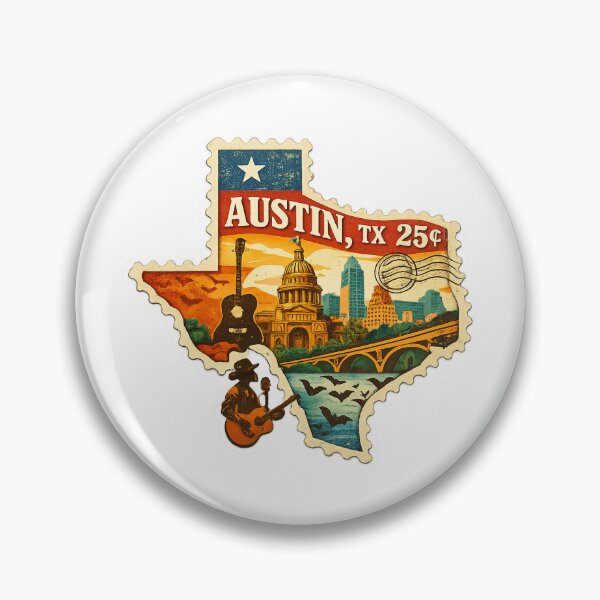 Item preview, Stamp Austin Texas  designed and sold by Black British  Designer - Photographer.