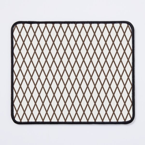 Item preview, White And Brown Lattice Pattern designed and sold by pattern-archive.