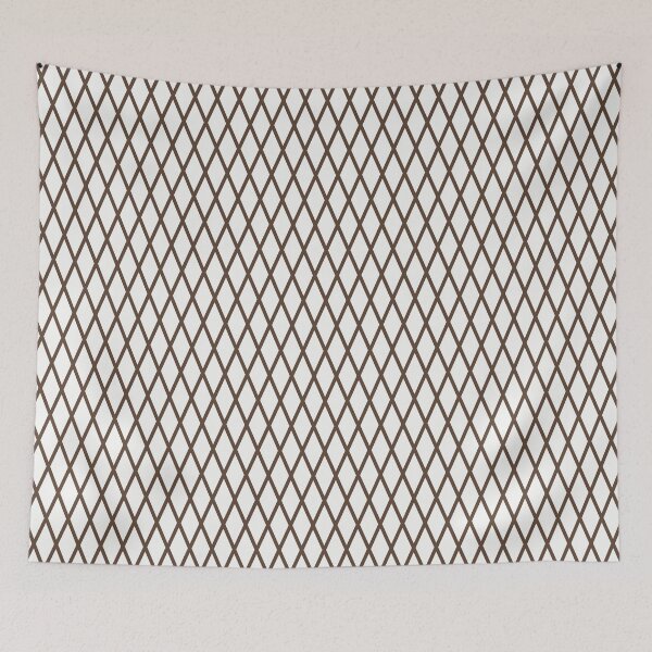 Item preview, White And Brown Lattice Pattern designed and sold by pattern-archive.