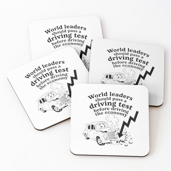 Item preview, Retro Economy Crash Sarcastic Driving Test T-Shirt designed and sold by SarcasmOnCotton.