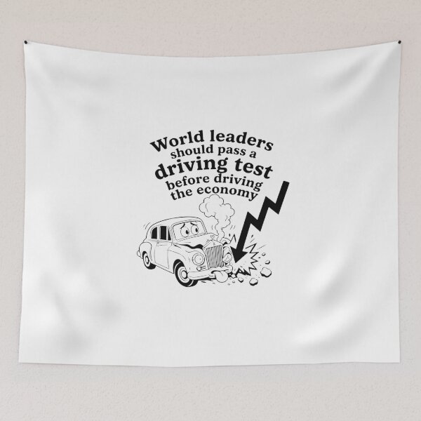 Item preview, Retro Economy Crash Sarcastic Driving Test T-Shirt designed and sold by SarcasmOnCotton.