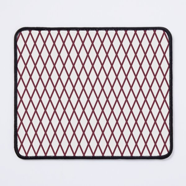 Item preview, White And Burgundy Lattice Pattern designed and sold by pattern-archive.