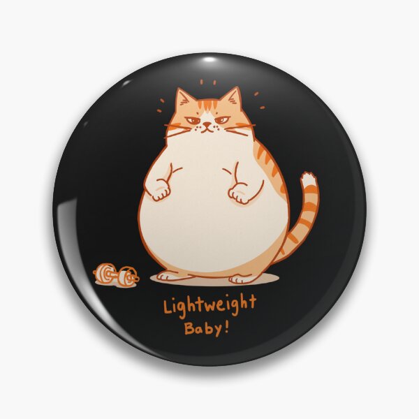 Item preview, Orange Cat Lifting Weights – Funny Gym Cat Workout Design designed and sold by Sparkofart07.