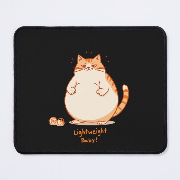 Item preview, Orange Cat Lifting Weights – Funny Gym Cat Workout Design designed and sold by Sparkofart07.
