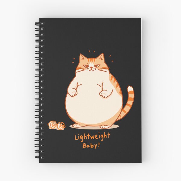 Item preview, Orange Cat Lifting Weights – Funny Gym Cat Workout Design designed and sold by Sparkofart07.