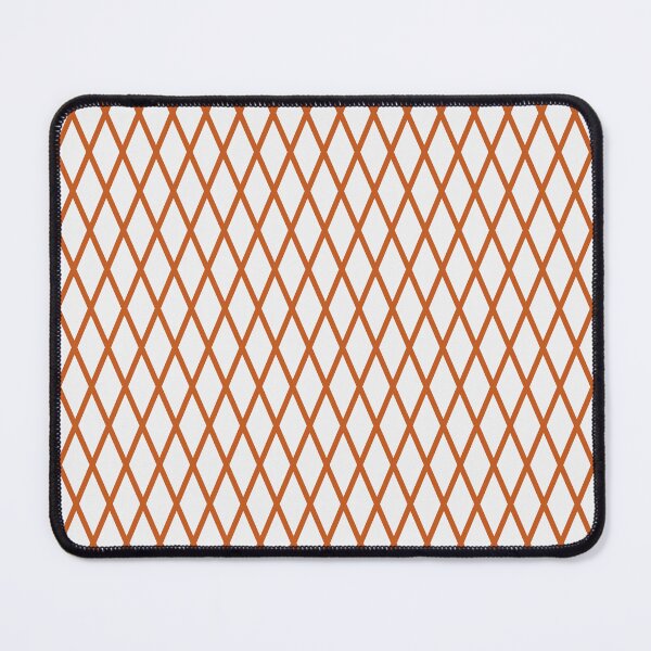Item preview, White And Burnt Orange Lattice Pattern designed and sold by pattern-archive.