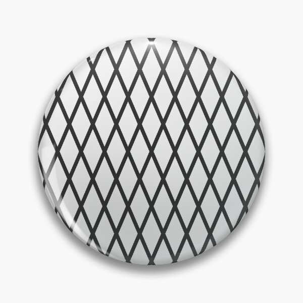 Item preview, White And Charcoal Lattice Pattern designed and sold by pattern-archive.
