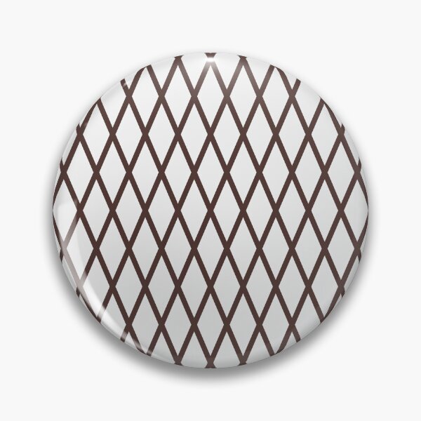 Item preview, White And Chocolate Lattice Pattern designed and sold by pattern-archive.
