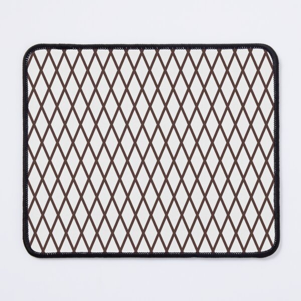 Item preview, White And Chocolate Lattice Pattern designed and sold by pattern-archive.