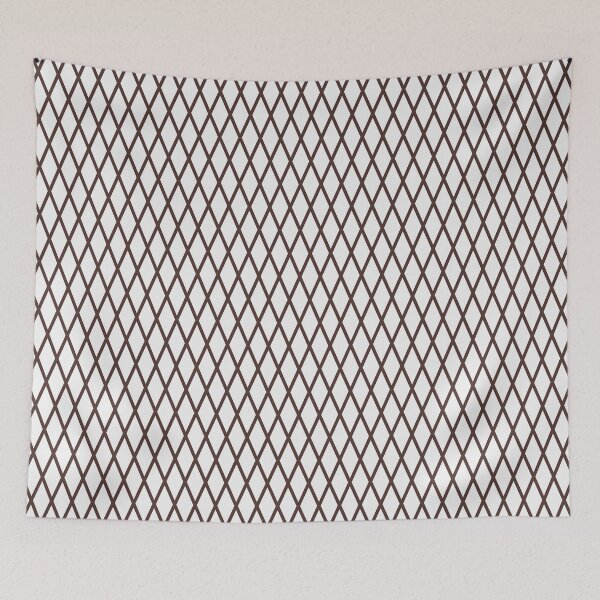 Item preview, White And Chocolate Lattice Pattern designed and sold by pattern-archive.