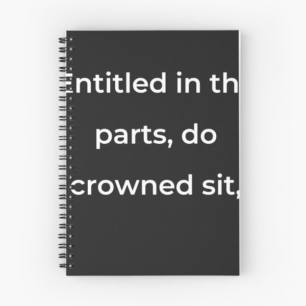 Item preview, "Entitled in thy parts, do crowned sit," - print white designed and sold by ariksworld.