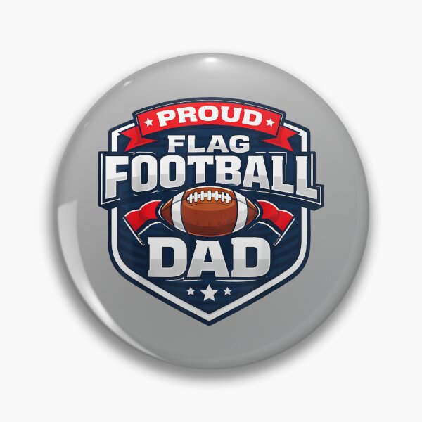 Item preview, Proud Flag Football Dad Funny Father Son Daughter Parent designed and sold by GreggRoss.