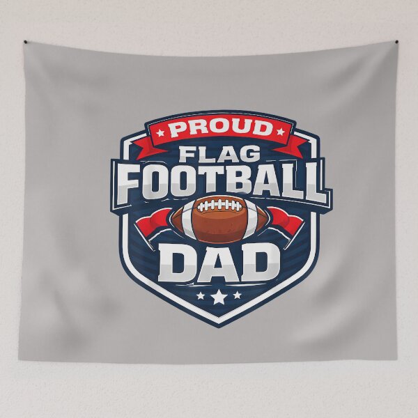 Item preview, Proud Flag Football Dad Funny Father Son Daughter Parent designed and sold by GreggRoss.