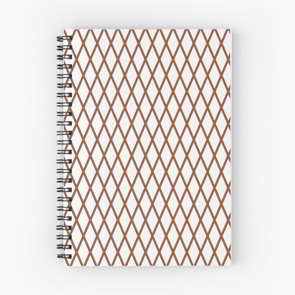 Item preview, White And Copper Lattice Pattern designed and sold by pattern-archive.