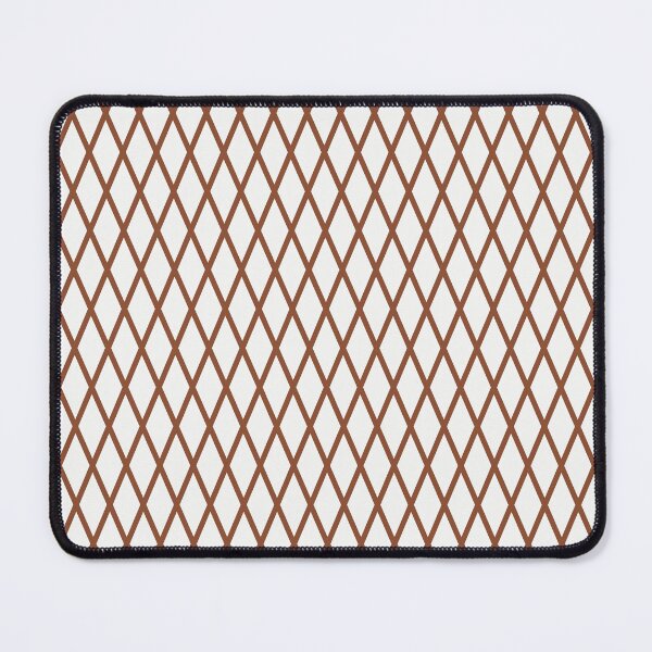 Item preview, White And Copper Lattice Pattern designed and sold by pattern-archive.