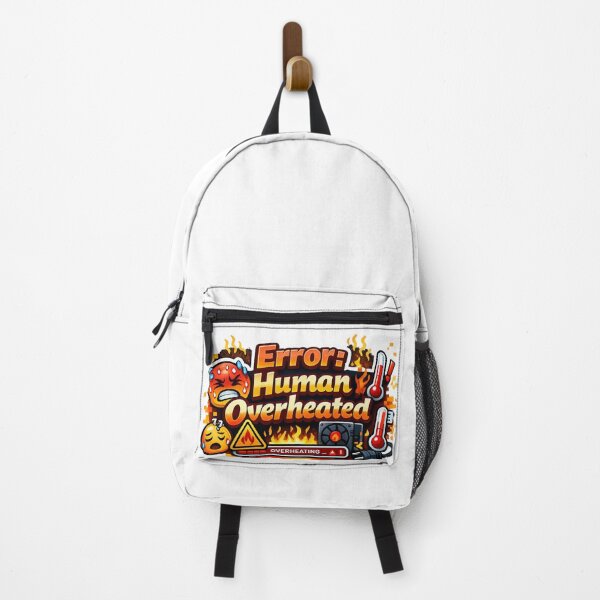 Item preview, Error Human Overheated Sticker designed and sold by BrightMindPrint.