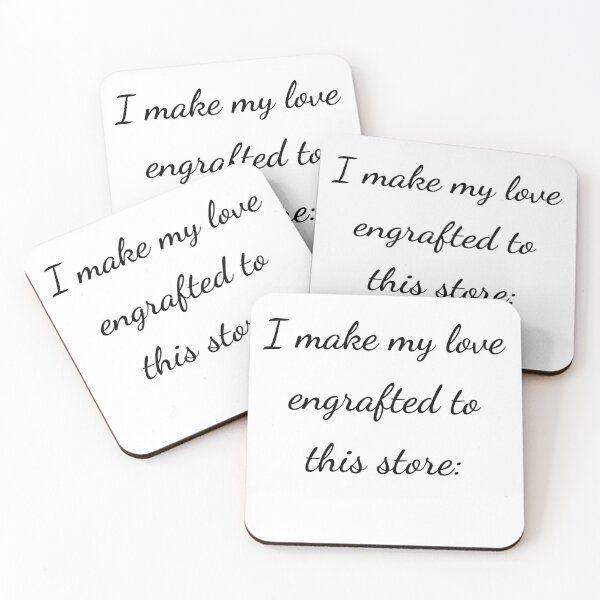 Item preview, "I make my love engrafted to this store:" - handwriting black designed and sold by ariksworld.
