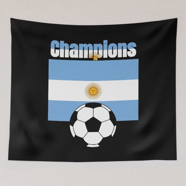 Item preview, Argentina Champions Soccer Flag | Football Fan World Cup Design designed and sold by Karim-Karem.