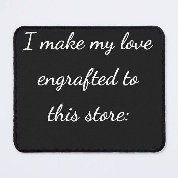 Item preview, "I make my love engrafted to this store:" - handwriting white designed and sold by ariksworld.
