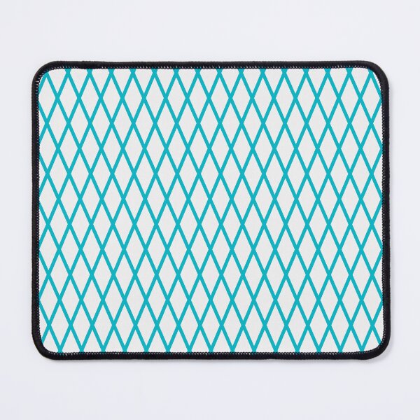 Item preview, White And Cyan Lattice Pattern designed and sold by pattern-archive.