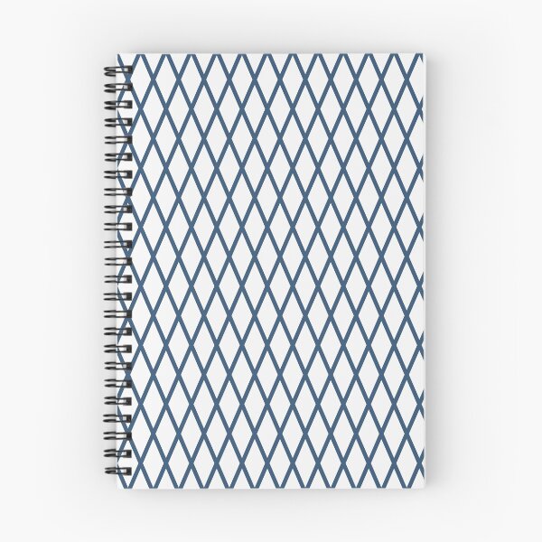 Item preview, White And Denim Lattice Pattern designed and sold by pattern-archive.