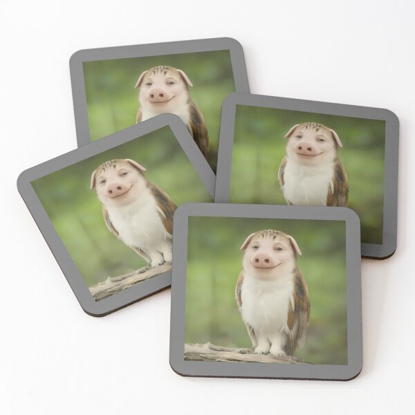 Item preview, John Pork Meowl Funny Pig Owl Brainrot Meme designed and sold by KristineLi.