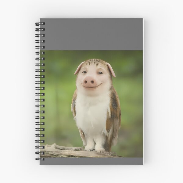 Item preview, John Pork Meowl Funny Pig Owl Brainrot Meme designed and sold by KristineLi.