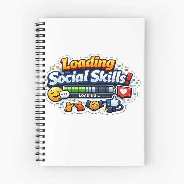 Item preview, Loading Social Skills Sticker designed and sold by BrightMindPrint.