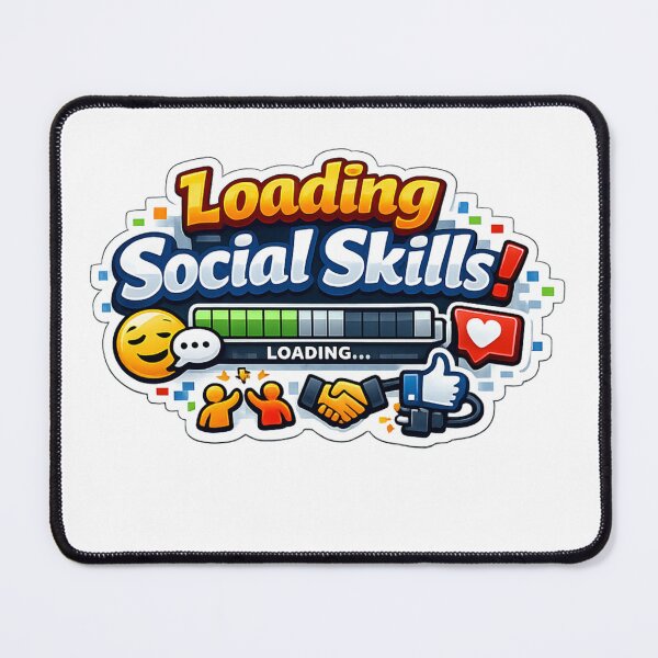 Item preview, Loading Social Skills Sticker designed and sold by BrightMindPrint.