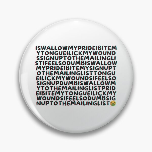 Item preview, BK Meme Discord Mailing List Word Vomit designed and sold by alyssabmarie.