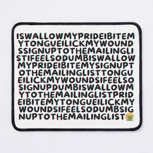Item preview, BK Meme Discord Mailing List Word Vomit designed and sold by alyssabmarie.