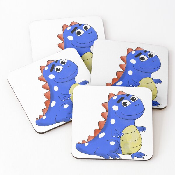 Item preview, Blue Blobasaurus a fun dinosaur  designed and sold by AnnetteGWhite.