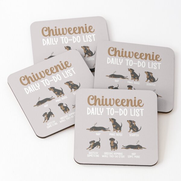 Item preview, Chiweenie Daily to-Do List Chiweenie Owner Chiweenie Lover designed and sold by MabelWells.