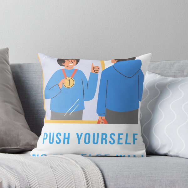 Item preview, Push Yourself No One Else Will Motivation T-Shirt | Self Discipline Gift | Grind Tee designed and sold by printiesss.