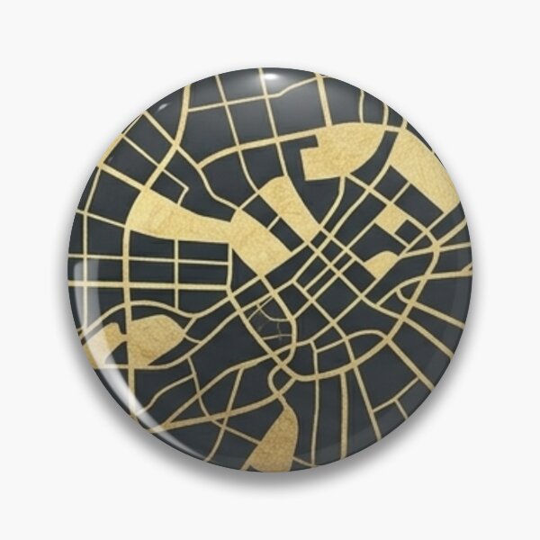 Item preview, City of Gold (Abstract Cartographic Map) designed and sold by Kimikv.