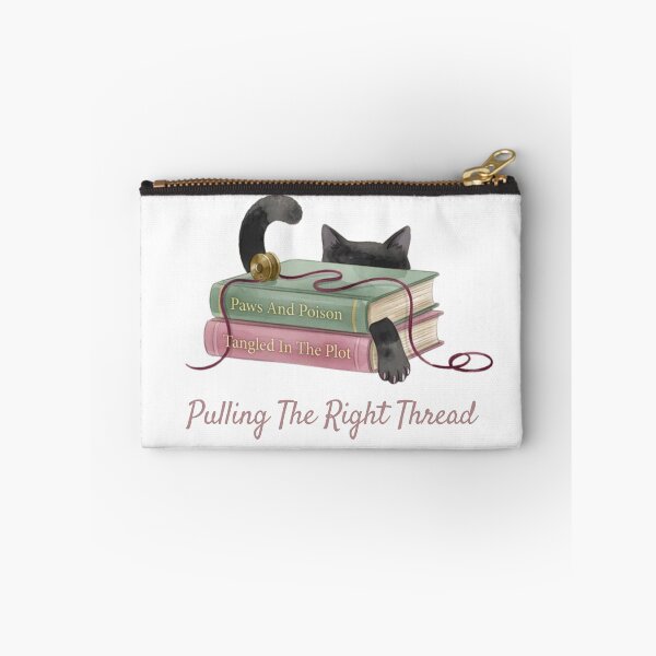Item preview, Pulling The Right Thread — Thread Cat Detective Cozy Mystery Tee designed and sold by kosimazaki.