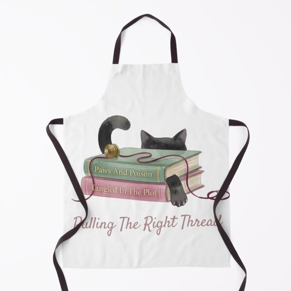 Item preview, Pulling The Right Thread — Thread Cat Detective Cozy Mystery Tee designed and sold by kosimazaki.