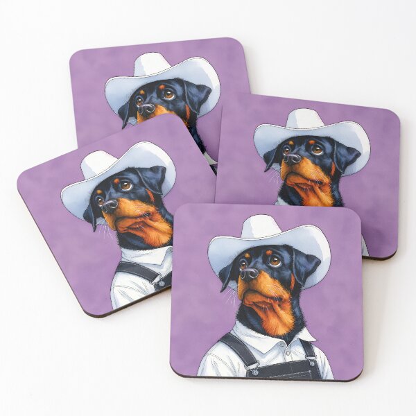 Item preview, Rottweiler Cowboy designed and sold by prettykaler.