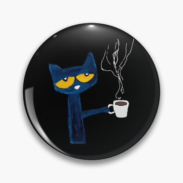 Item preview, Funny Black Cat Drink Coffee designed and sold by Sidney Holthaus.