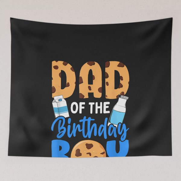 Item preview, Dad of The Birthday boy Milk and Cookies 1st Birthday designed and sold by CriseldaBruning.